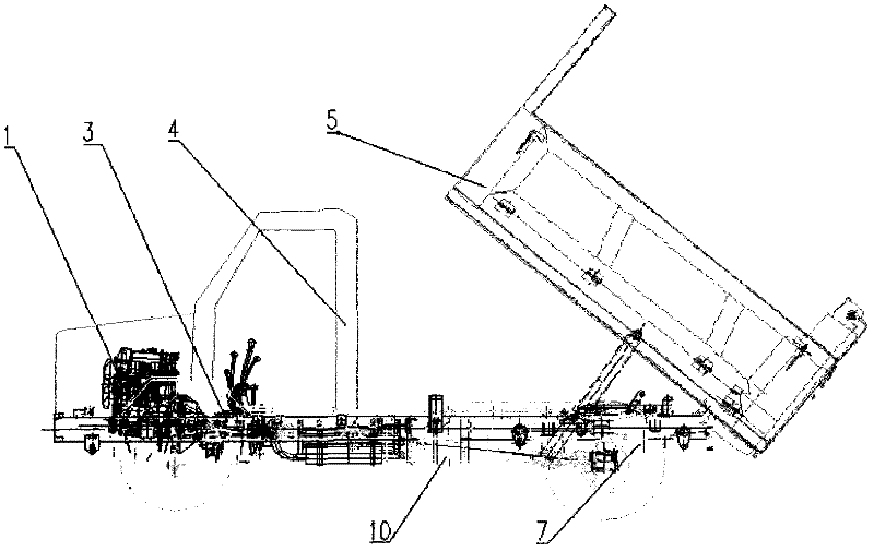 Multi-function low-power-consumption agricultural tractor