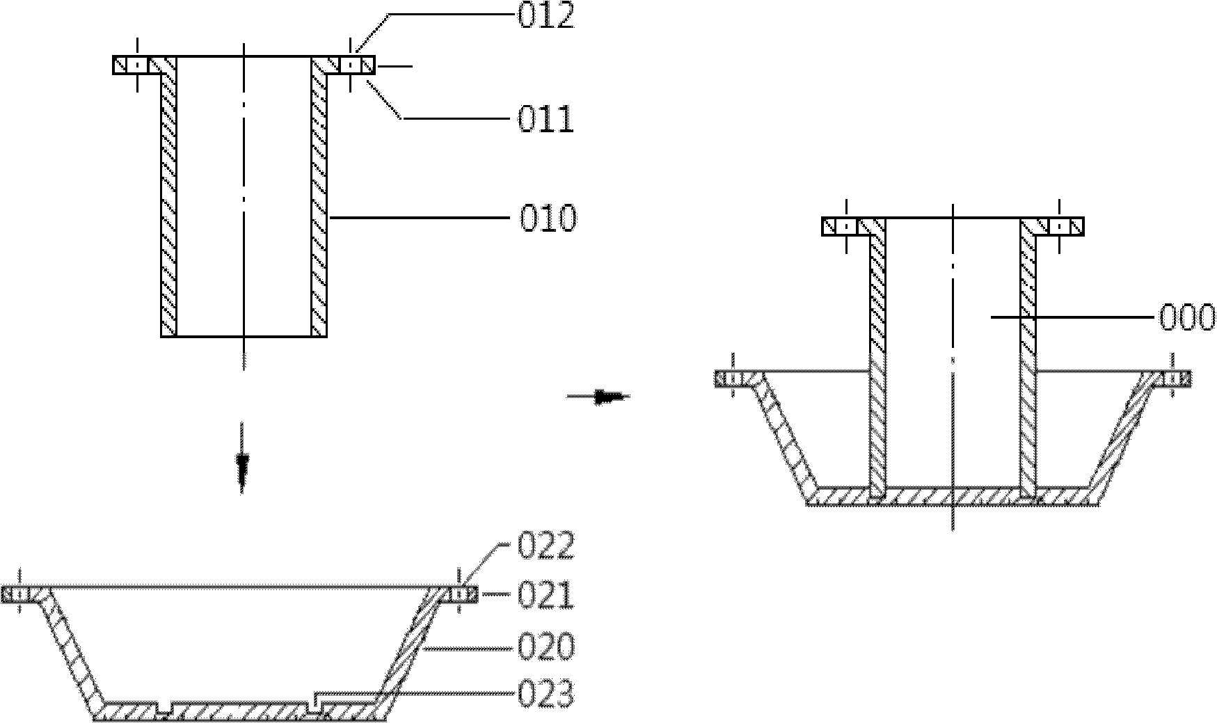 Semi-continuous production process for closed-cell foamed aluminum