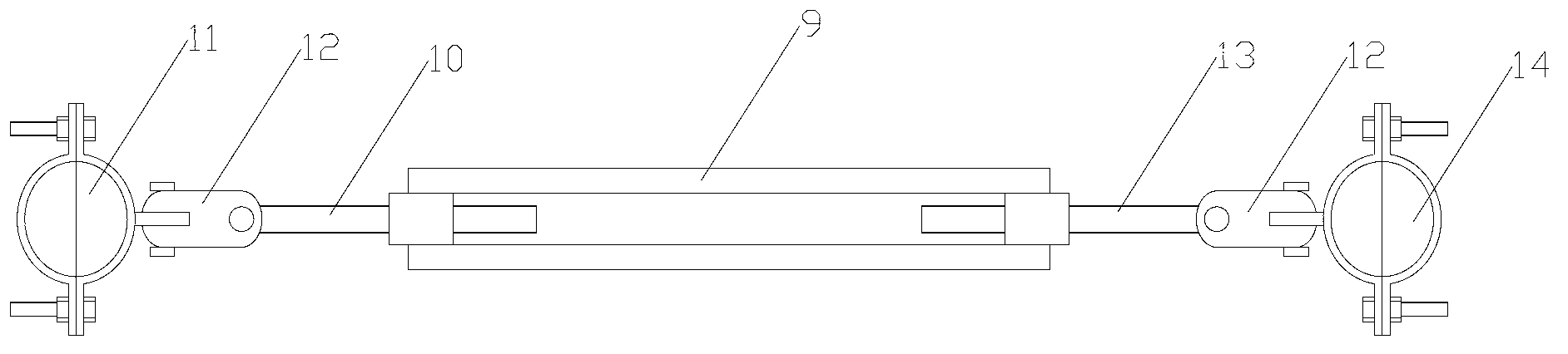 Pipeline strengthening and centering device