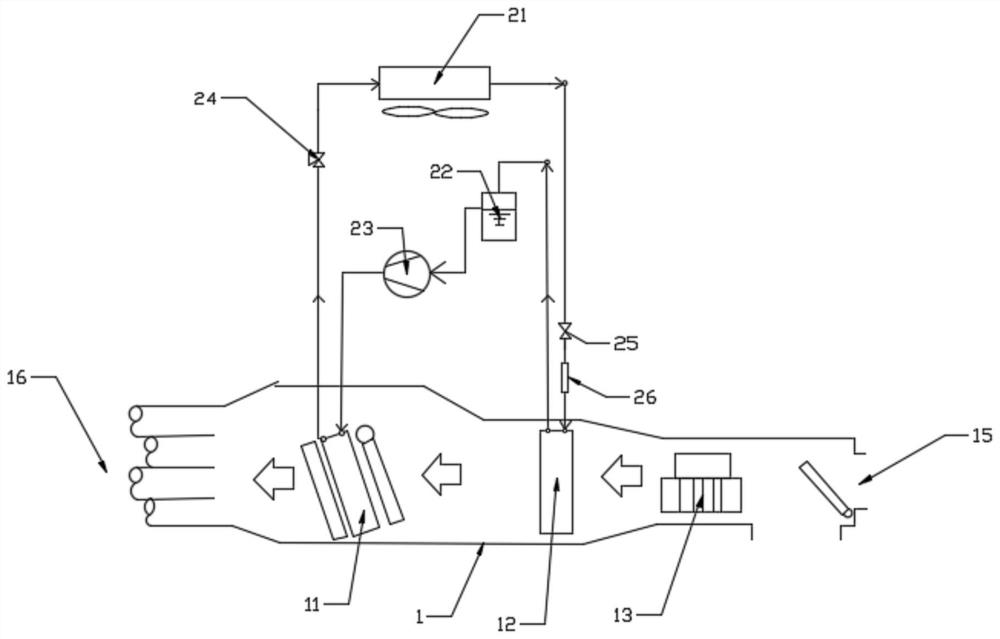 Battery thermal management system for electric automobile heat pump