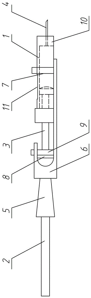 Carried animal epidemics long-arm syringe