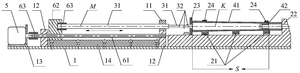 Slotting device for inner wall of spun yarn ring spinning bobbin