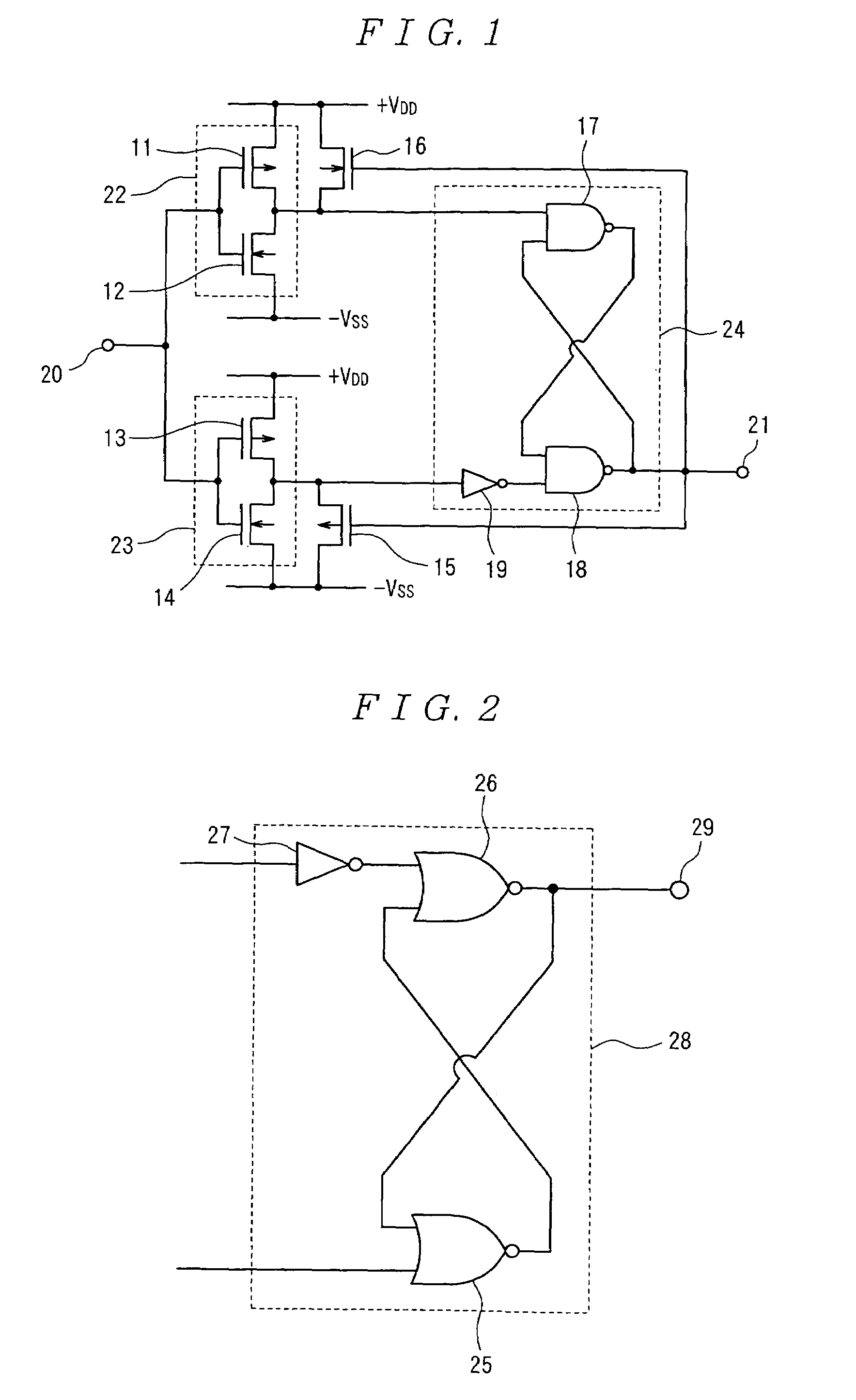 High hysteresis width input circuit