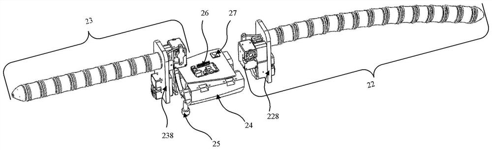 Wire-driven continuous bionic robot dolphin