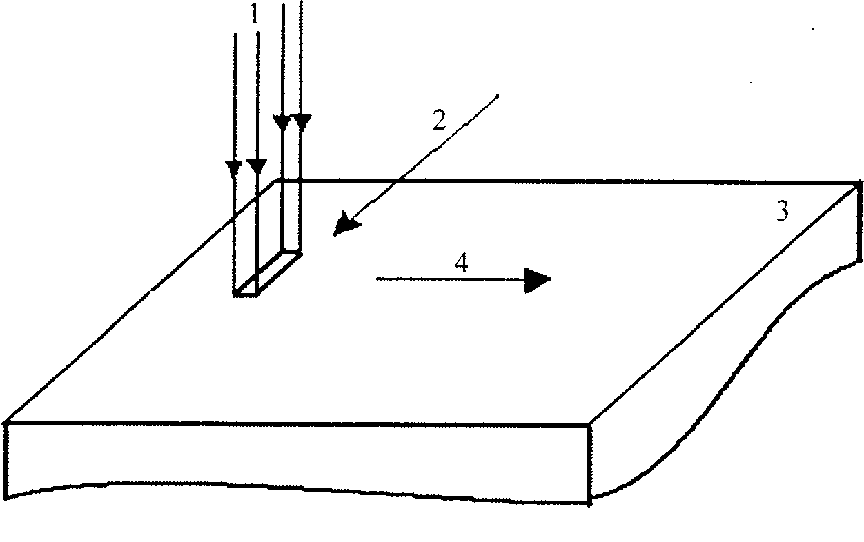 Precipitation hardening stainless steel of surface laser alloy and its preparation process and application