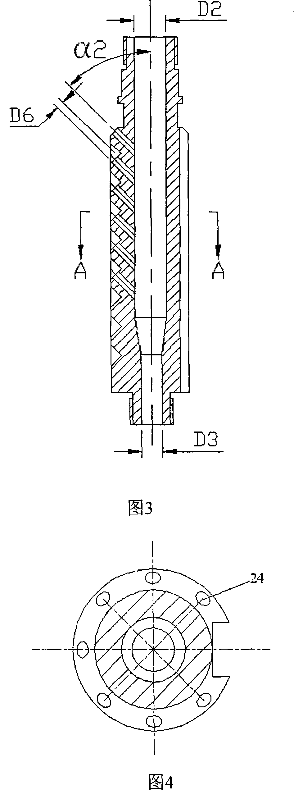 Laser cladding working head adapted for cladding layer capability gradient change