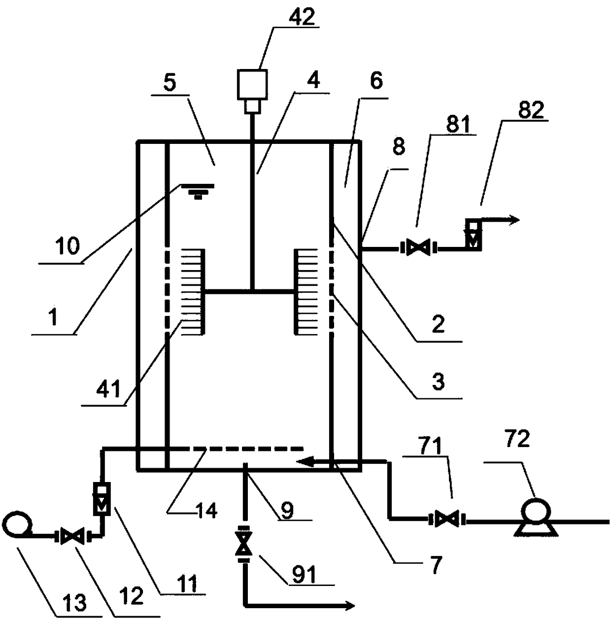 Integrated membrane biological reaction system