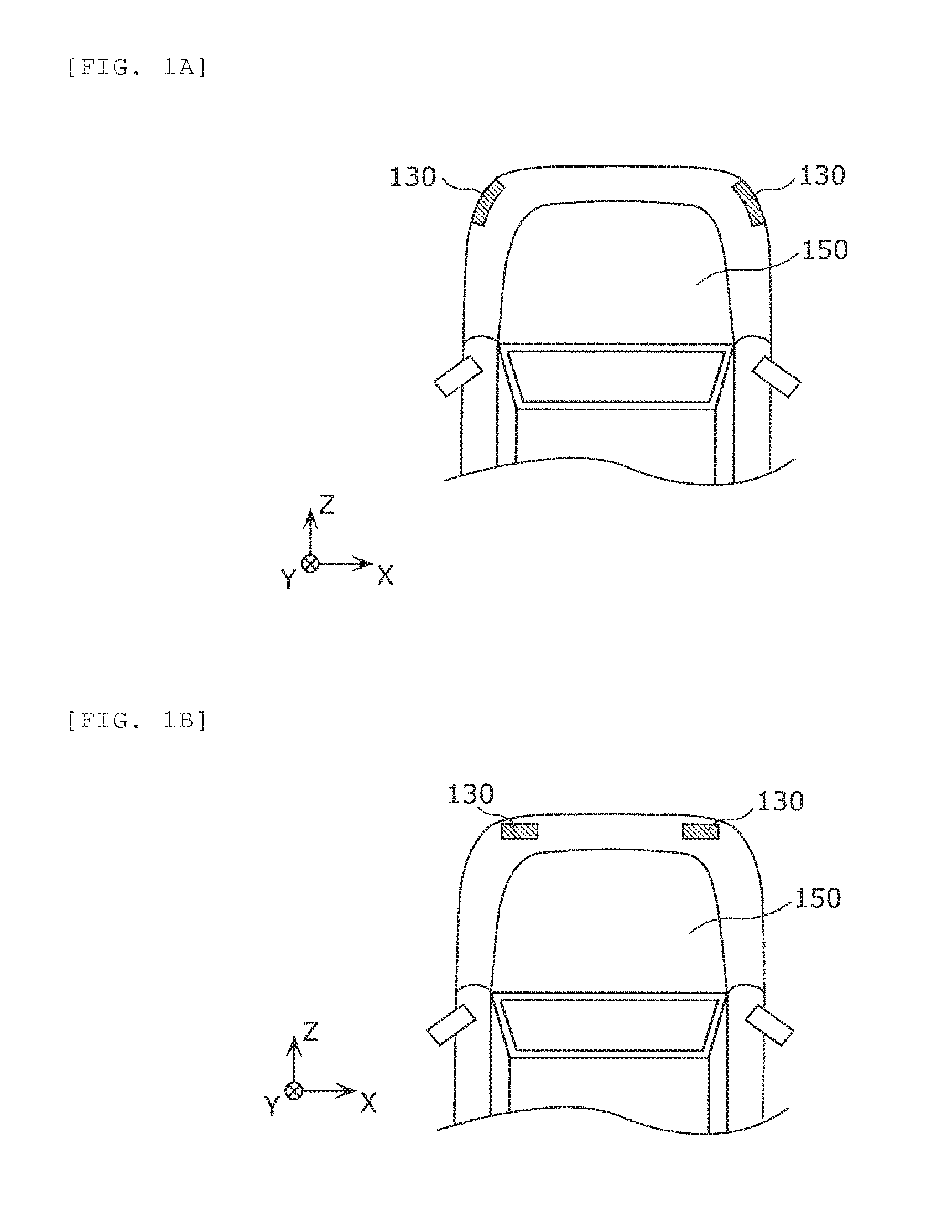 Illumination apparatus and automobile equipped with same