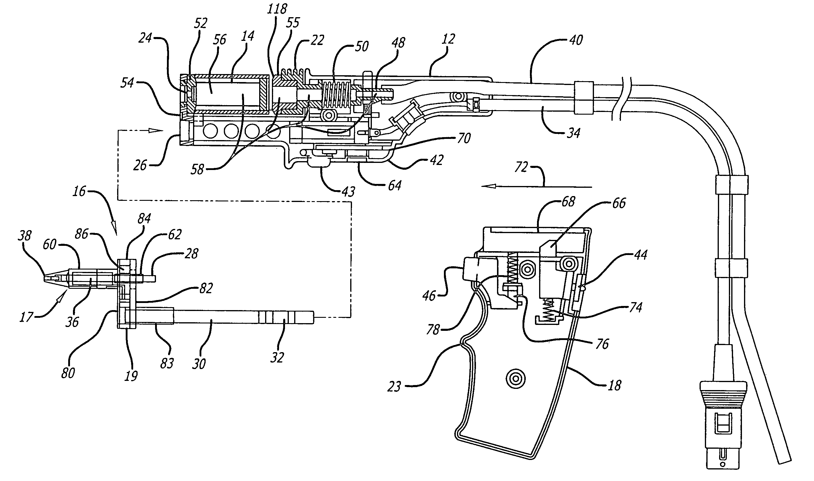 Solder heating system