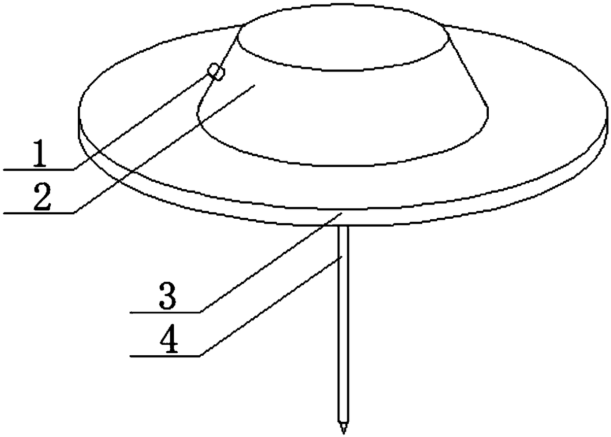 Retention electro-acupuncture needle and driving control module thereof