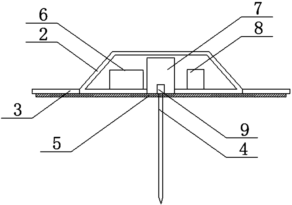 Retention electro-acupuncture needle and driving control module thereof