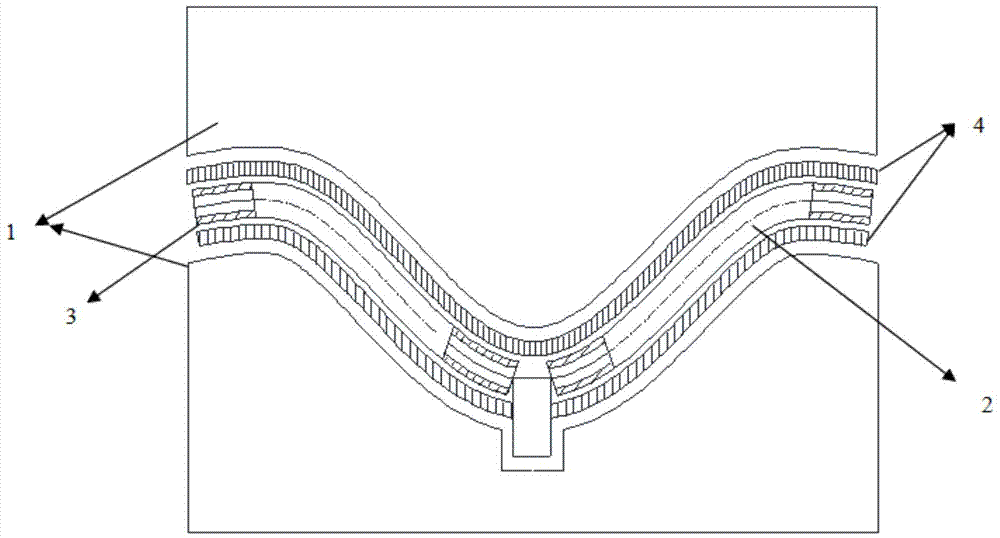 Device and method for manufacturing isolating layer in cardiac tamping