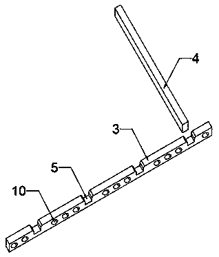 Green and environment-friendly highway retaining wall supporting structure