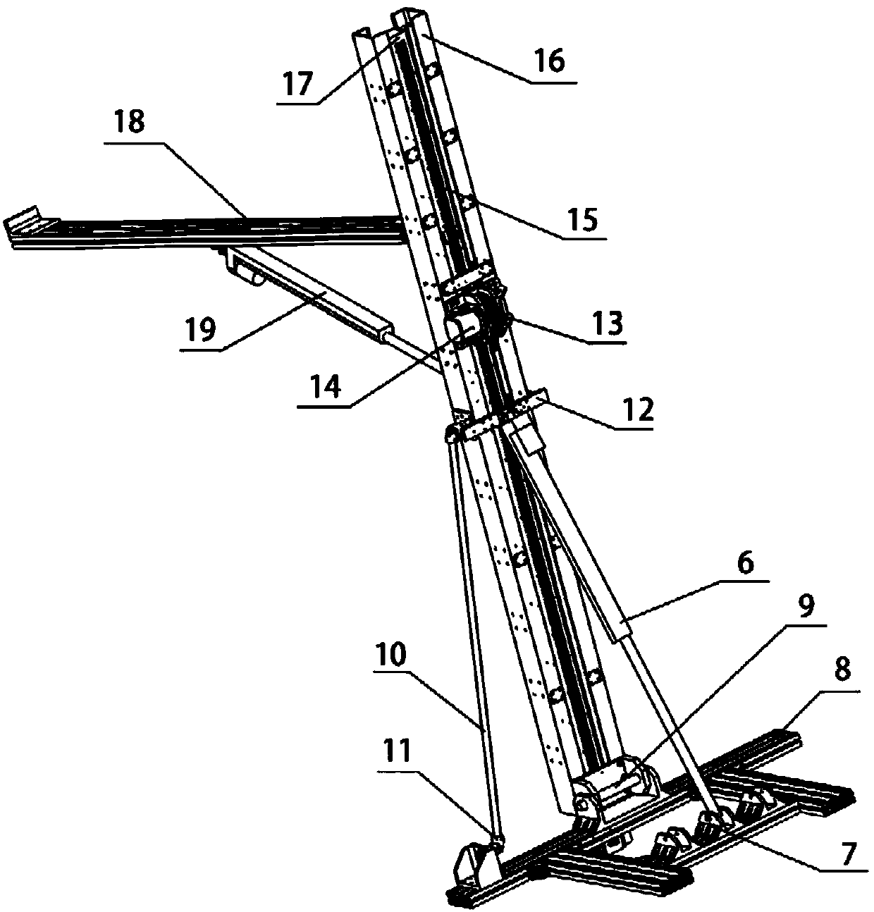 Remote-sensing multi-angle ground observation device