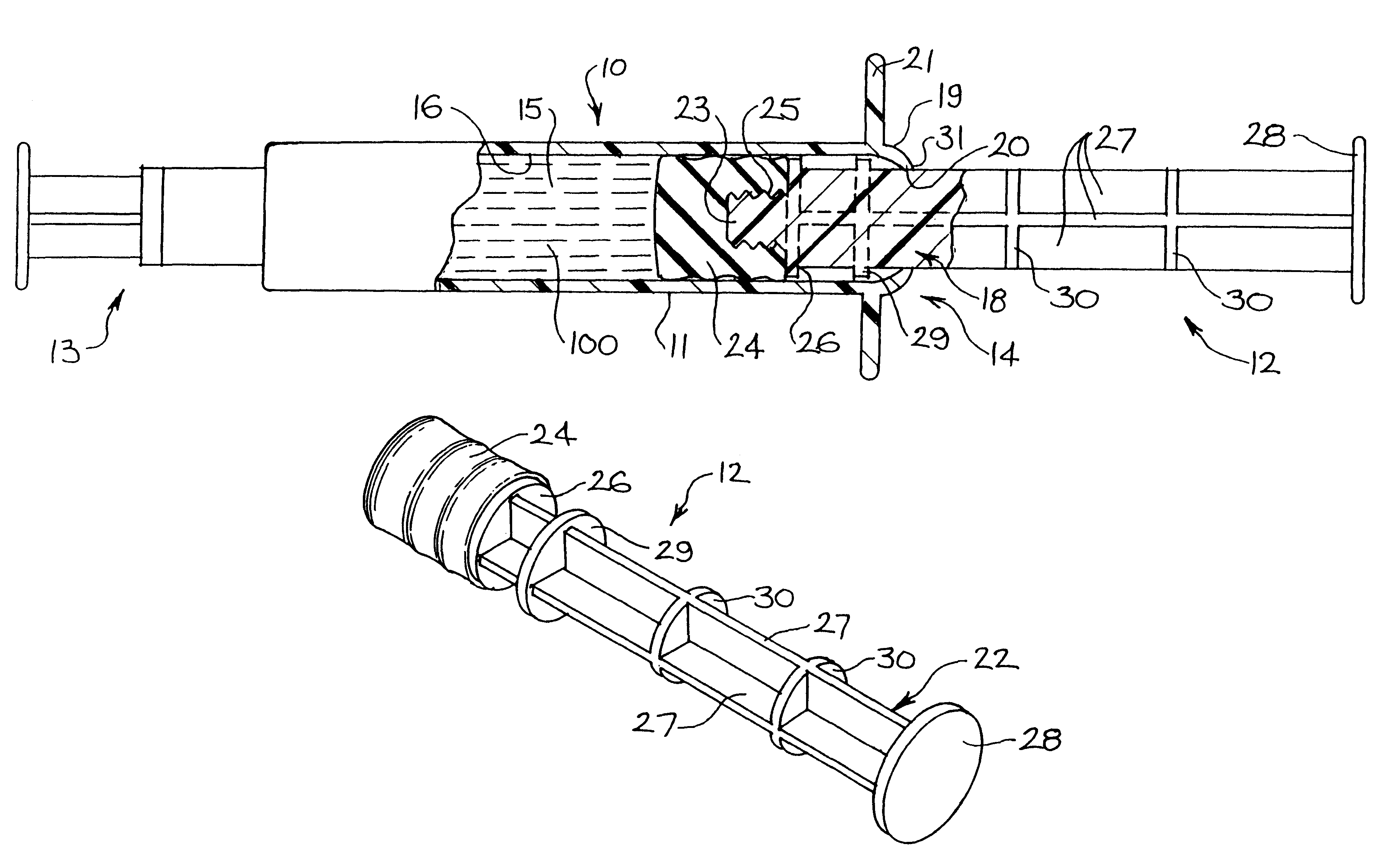 Tamper evident syringe design