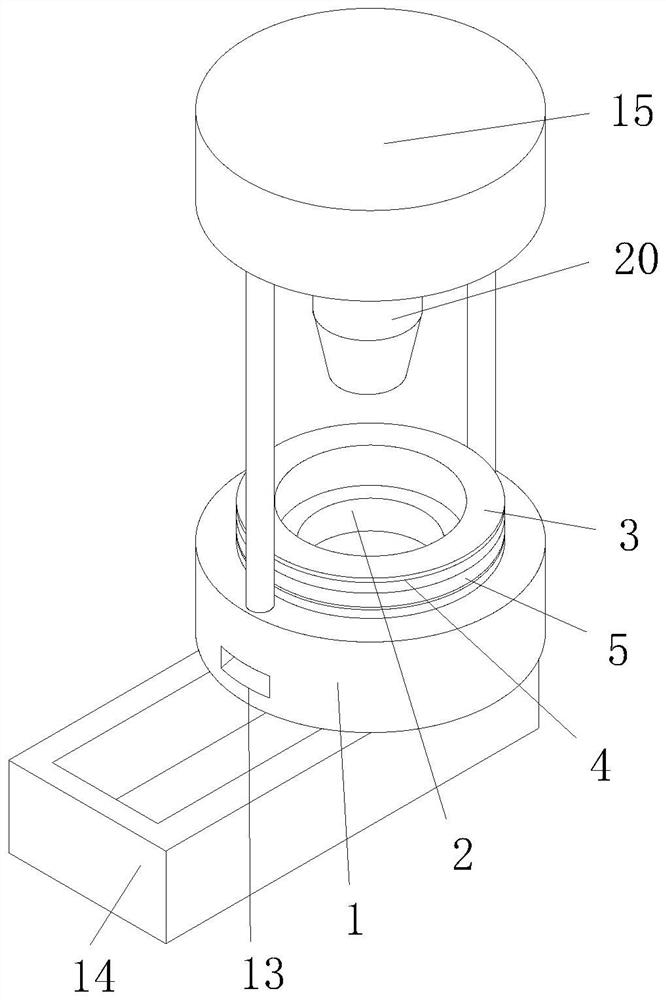 Environment-friendly mold cleaning device based on ceramic shaft sleeve and used for mold machining