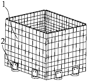 Easily disassembled building frame structure