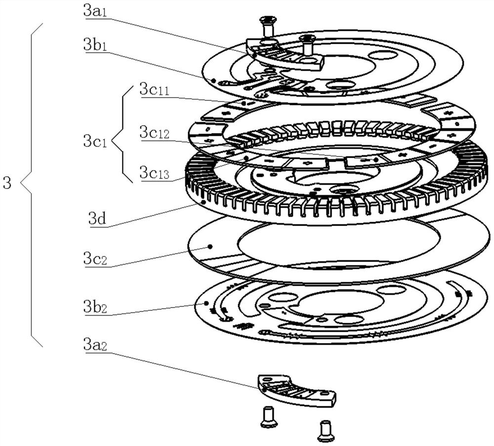 Rotary traveling wave ultrasonic motor with backup function and driving control method thereof