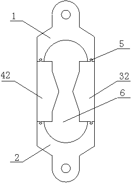 Asphalt ductility test mold device and preparation method of sample