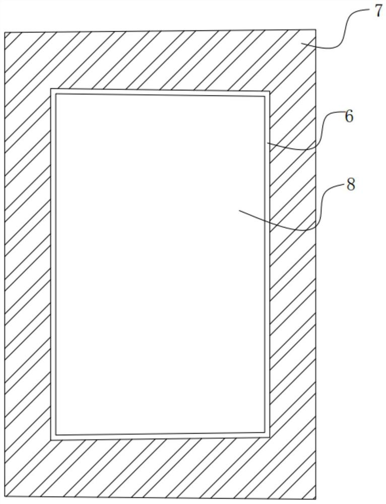 Novel membrane electrode structure of proton exchange membrane fuel cell and packaging method thereof