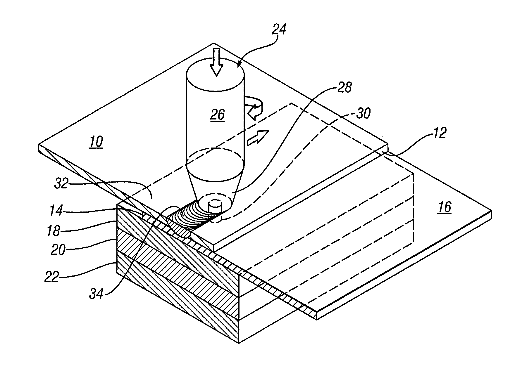 Reducing sheet distortion in friction stir processing