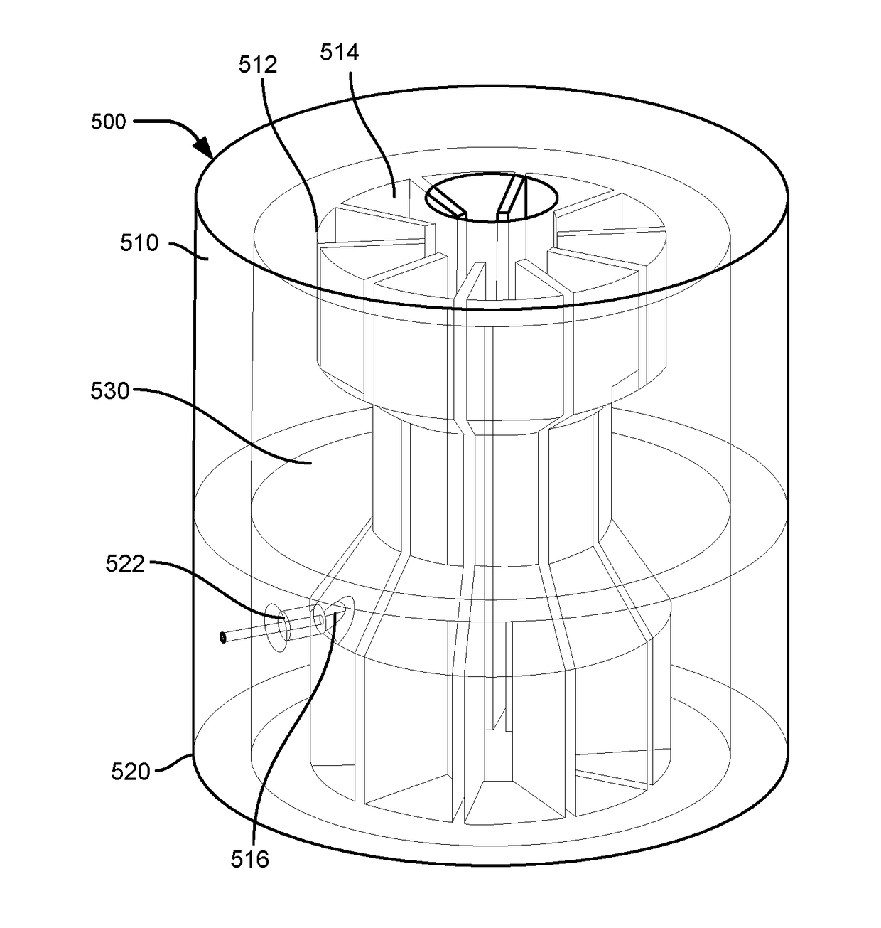 Method and supports with powder removal ports for additive manufacturing