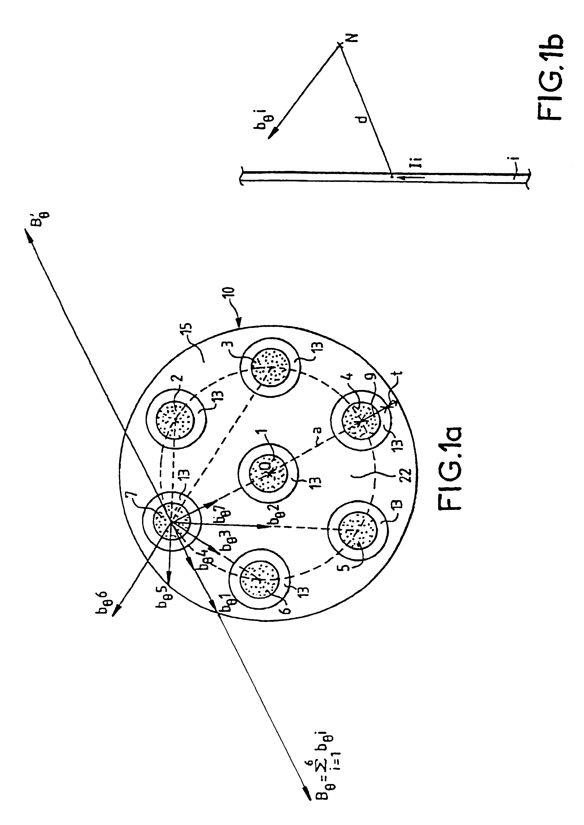 Multibeam electronic tube with magnetic field for correcting beam trajectory