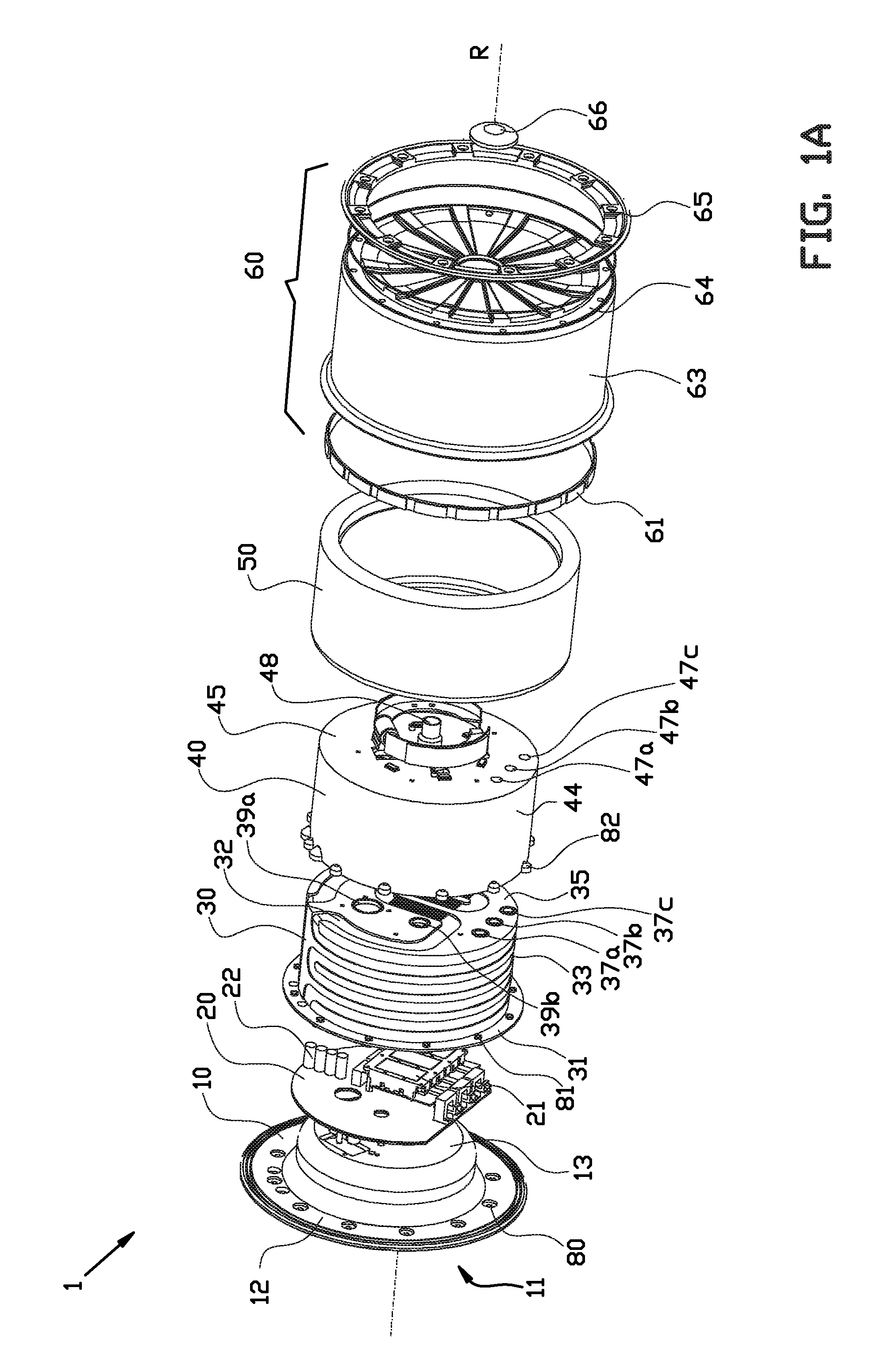 In-wheel motor with brake