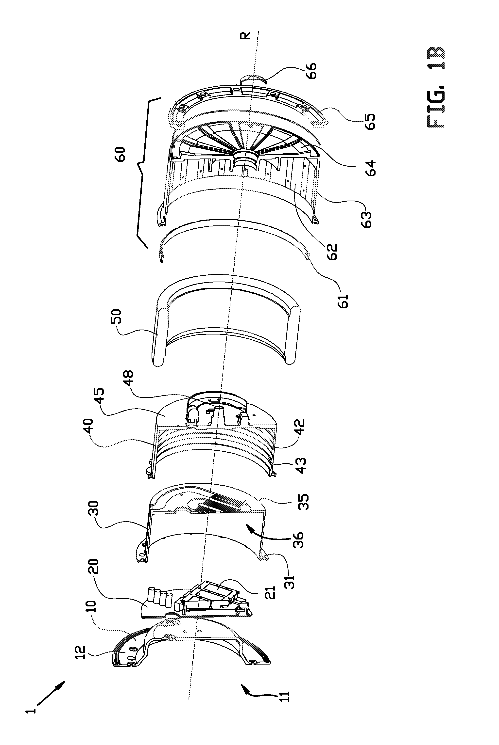 In-wheel motor with brake