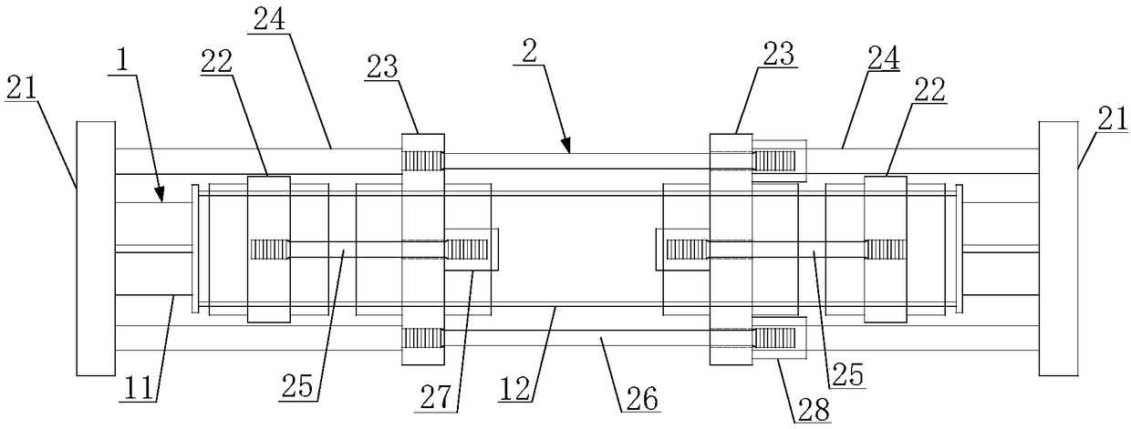 Self-resetting anti-buckling energy dissipation support based on memory alloy