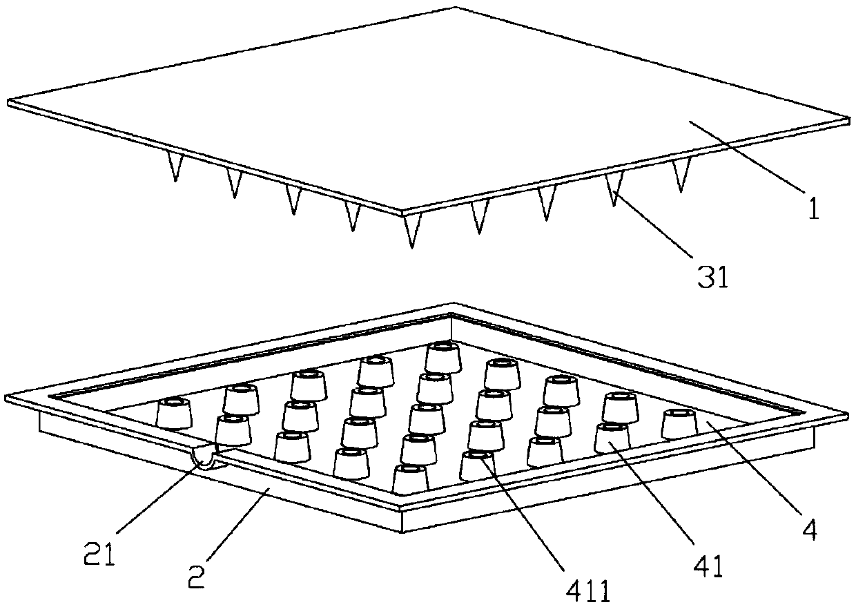 Flat heat pipe with nested porous liquid-absorbing core and manufacturing method thereof