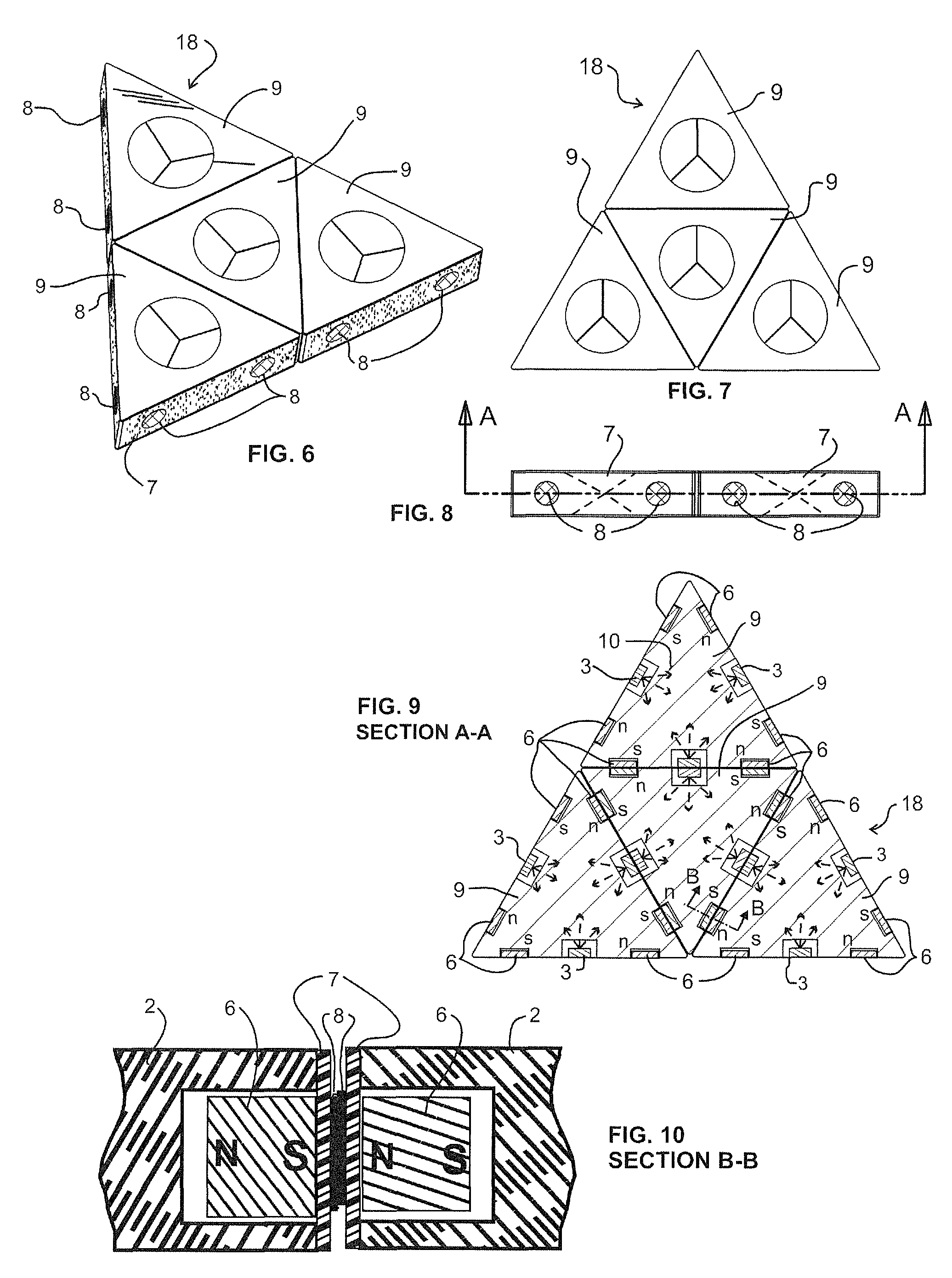 Flexible magnetic interconnects