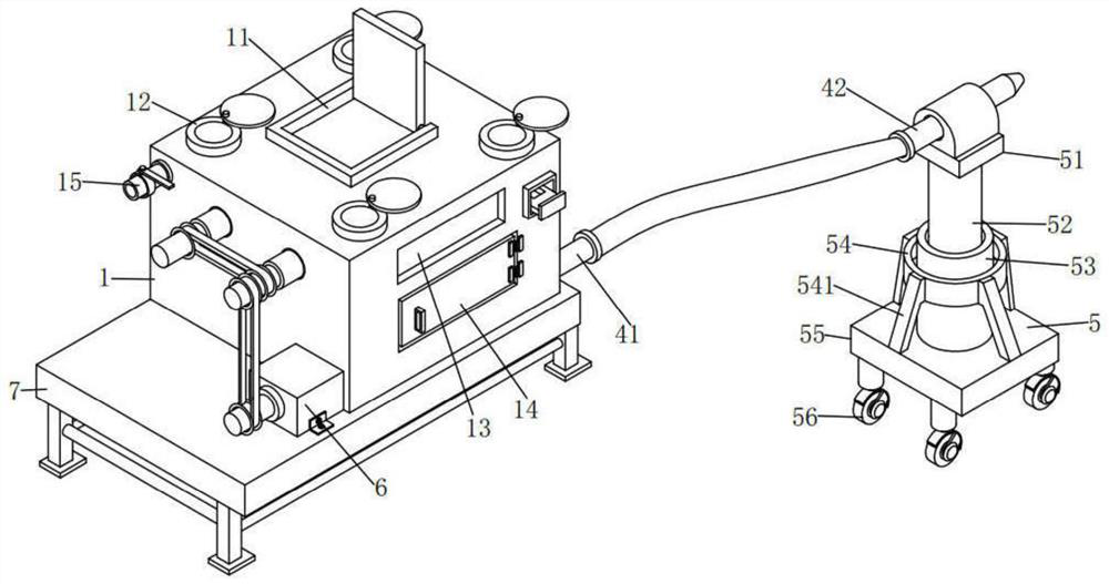 Concrete pouring device for preventing concrete segregation and using method