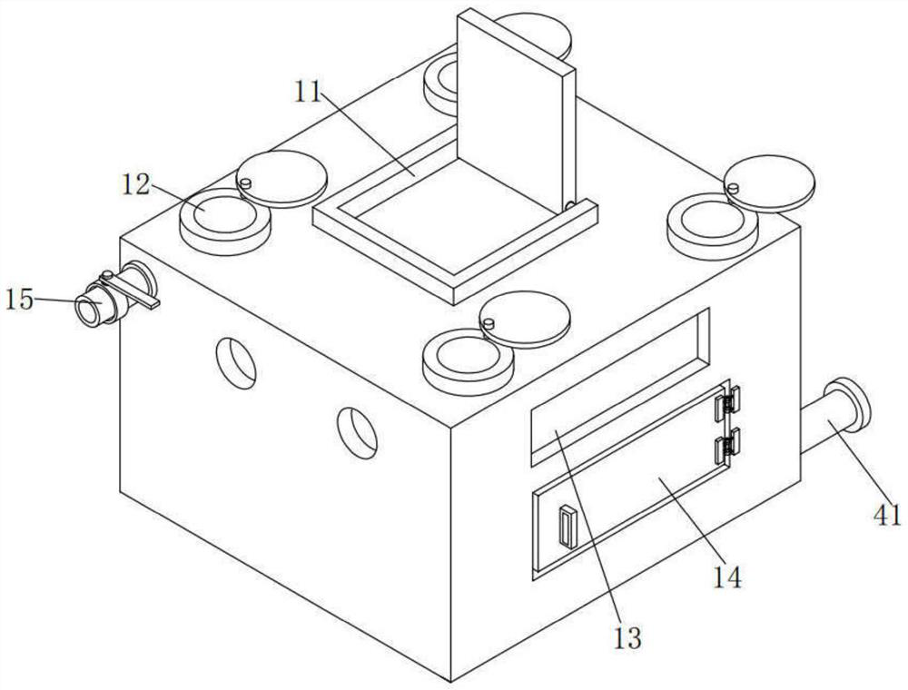 Concrete pouring device for preventing concrete segregation and using method