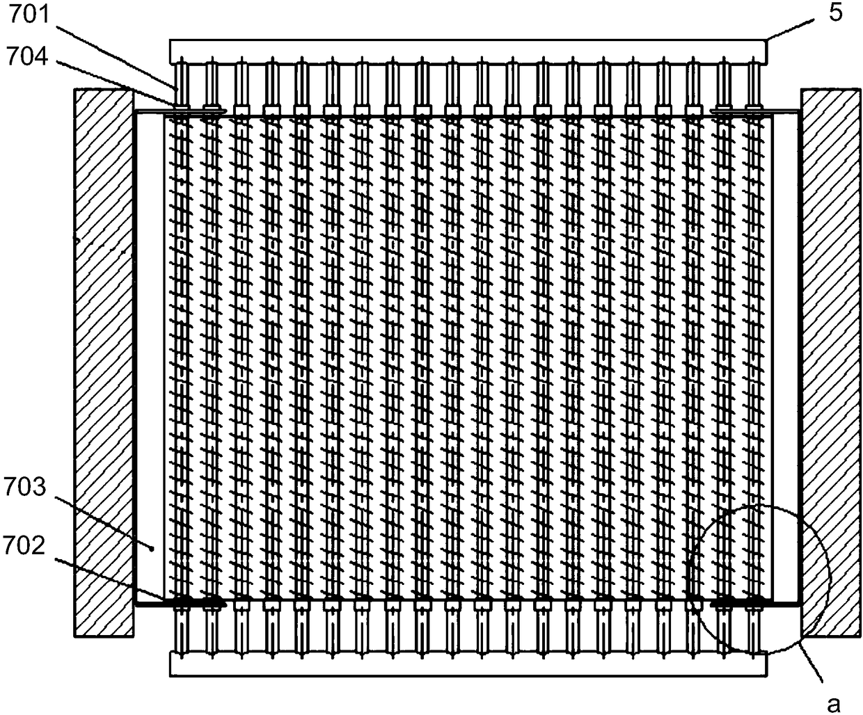 Horizontal afterheat boiler capable of improving heat exchange efficiency