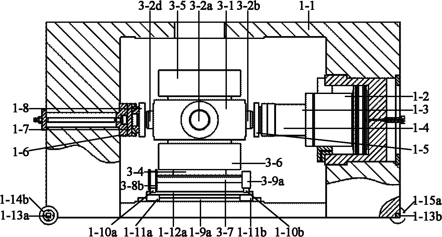 High pressure true triaxial test system