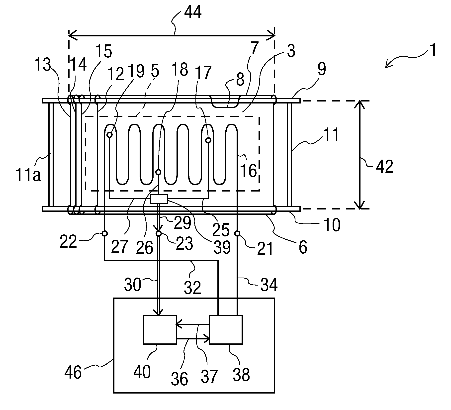 Patient bed for transporting and/or positioning a patient