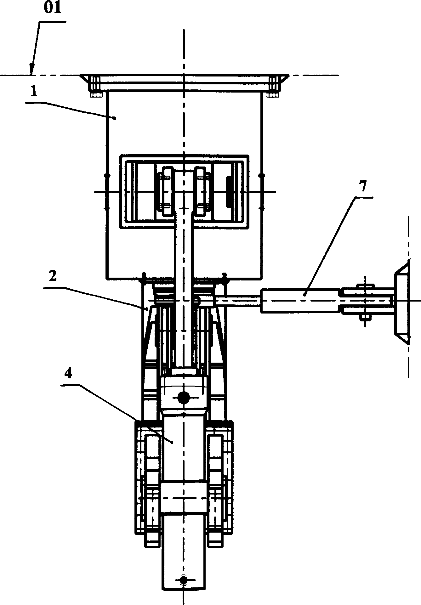 Telescope feed type manipulator in backhoe digging, and application in tunnel shield machine and pipe pushing jack