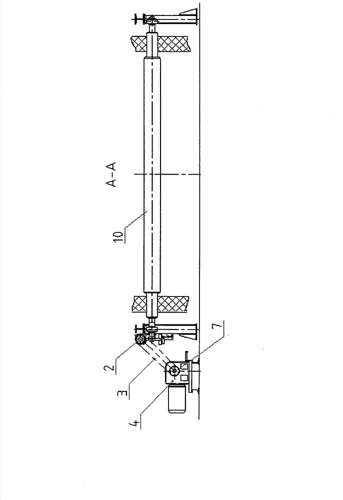 Method and device for changing annealing furnace transmission system on line