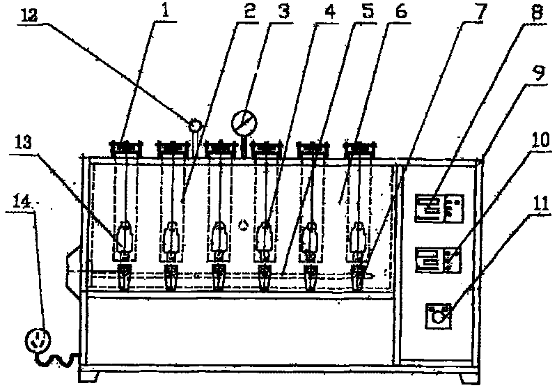 Sustained, controlled-release fertilizer constant temperature quick nutrient leaching instrument