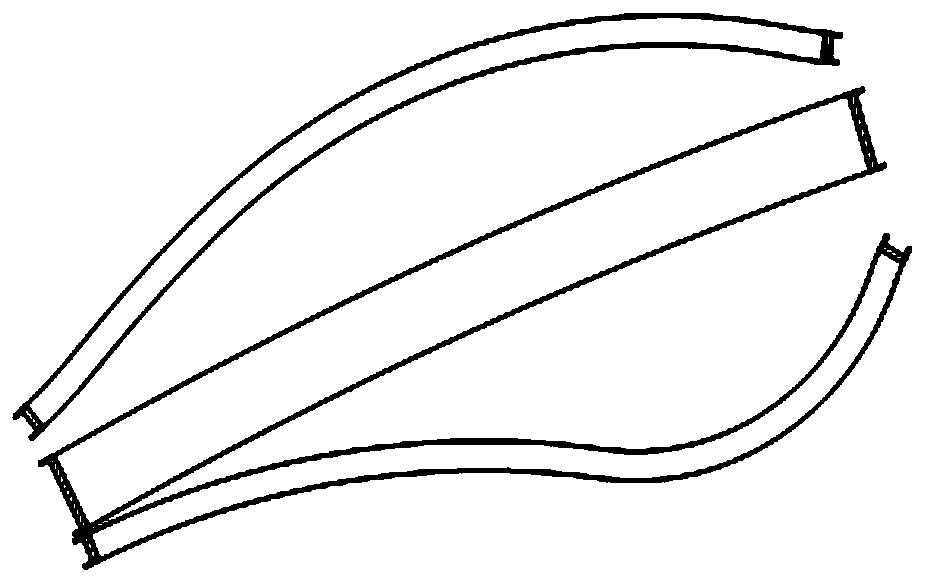 Method for forming curved bridge based on BIM combined template support process