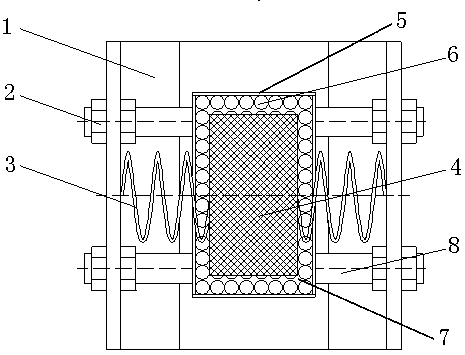 Horizontal frequency adjusting mass damper