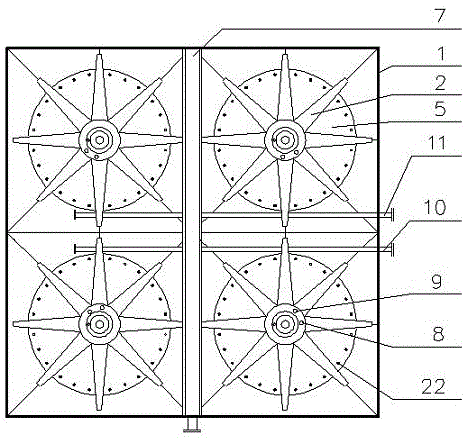 Biological aerated filter for automatically and continuously cleaning filter materials