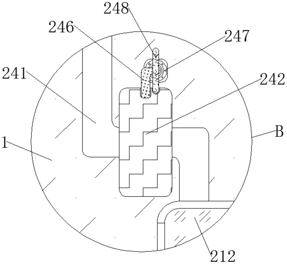 Automatic detection lubricating device of grinding machine for furniture production