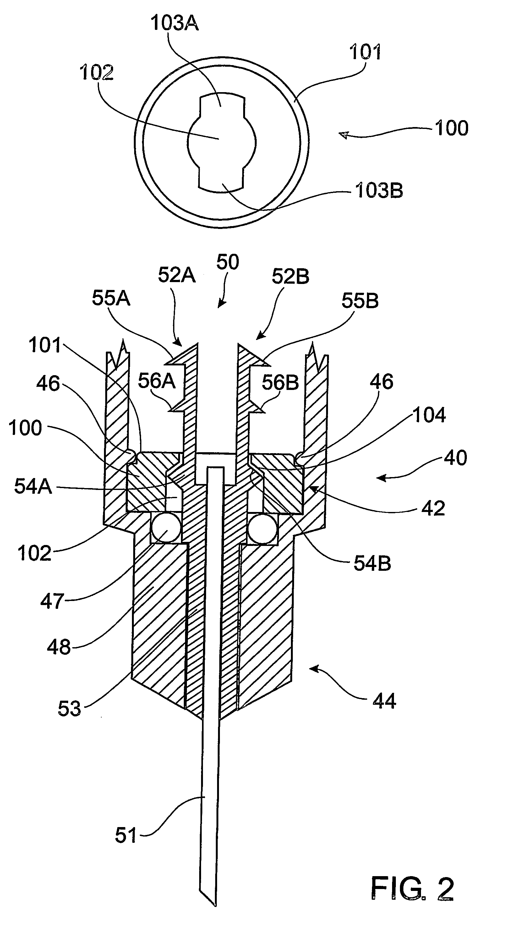 Syringe spring retainer