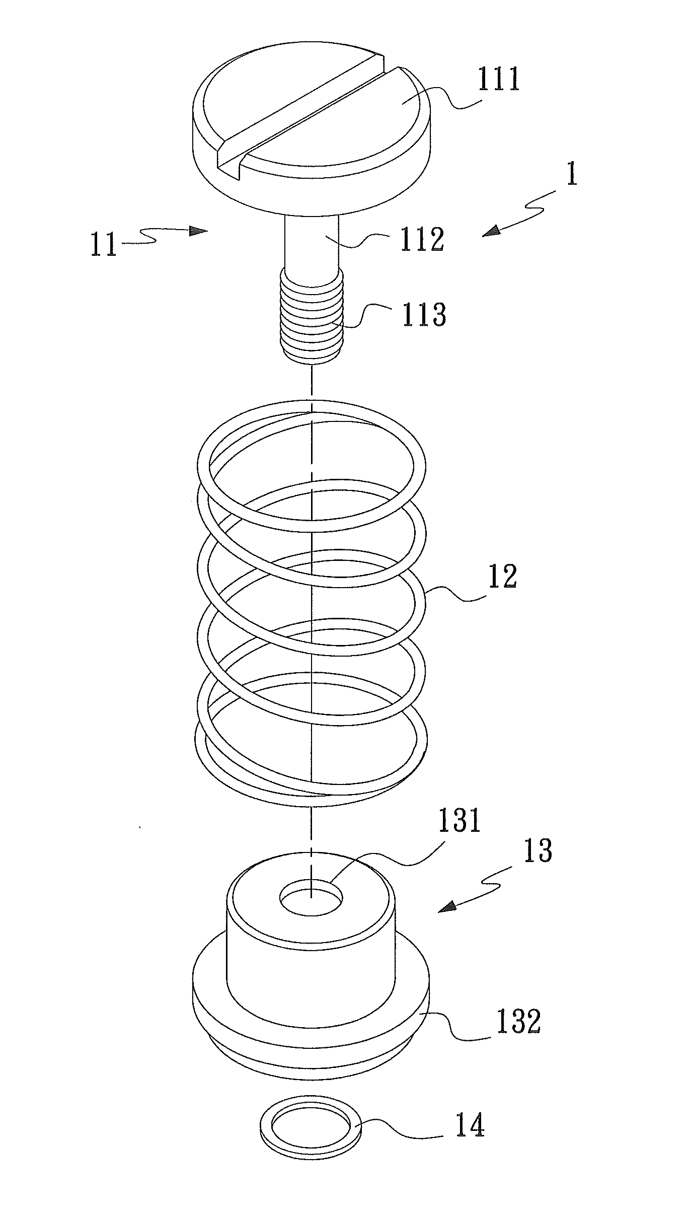 Method of assembling captive screw