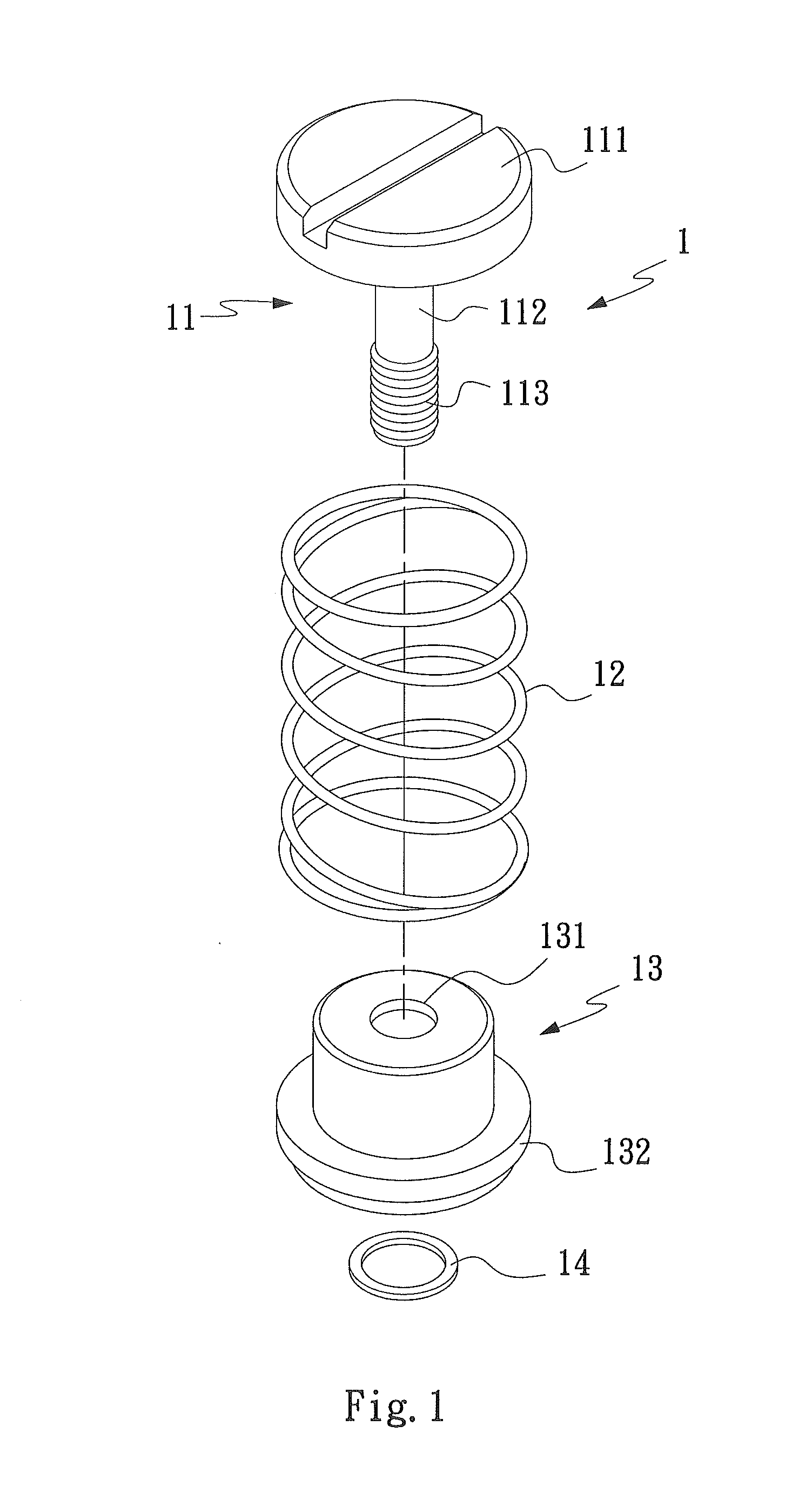 Method of assembling captive screw