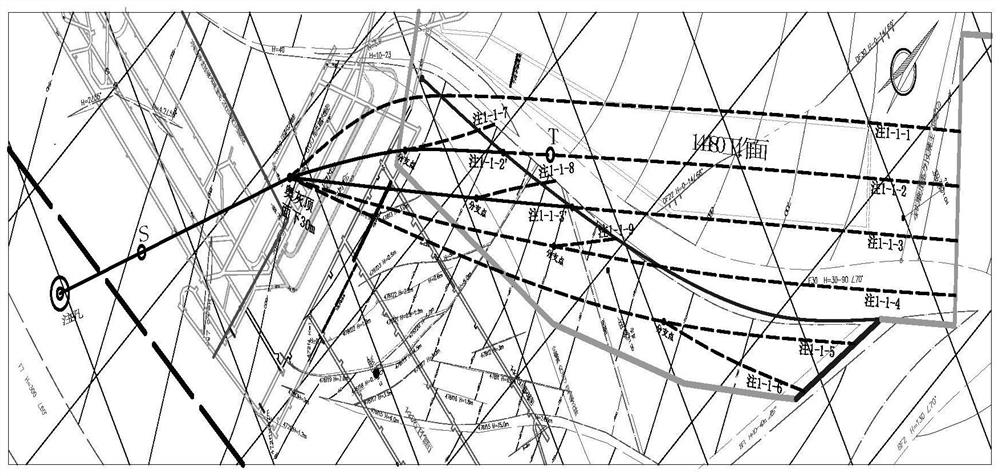 Target layer position tracking method for exploration and treatment of coal mine water disaster area