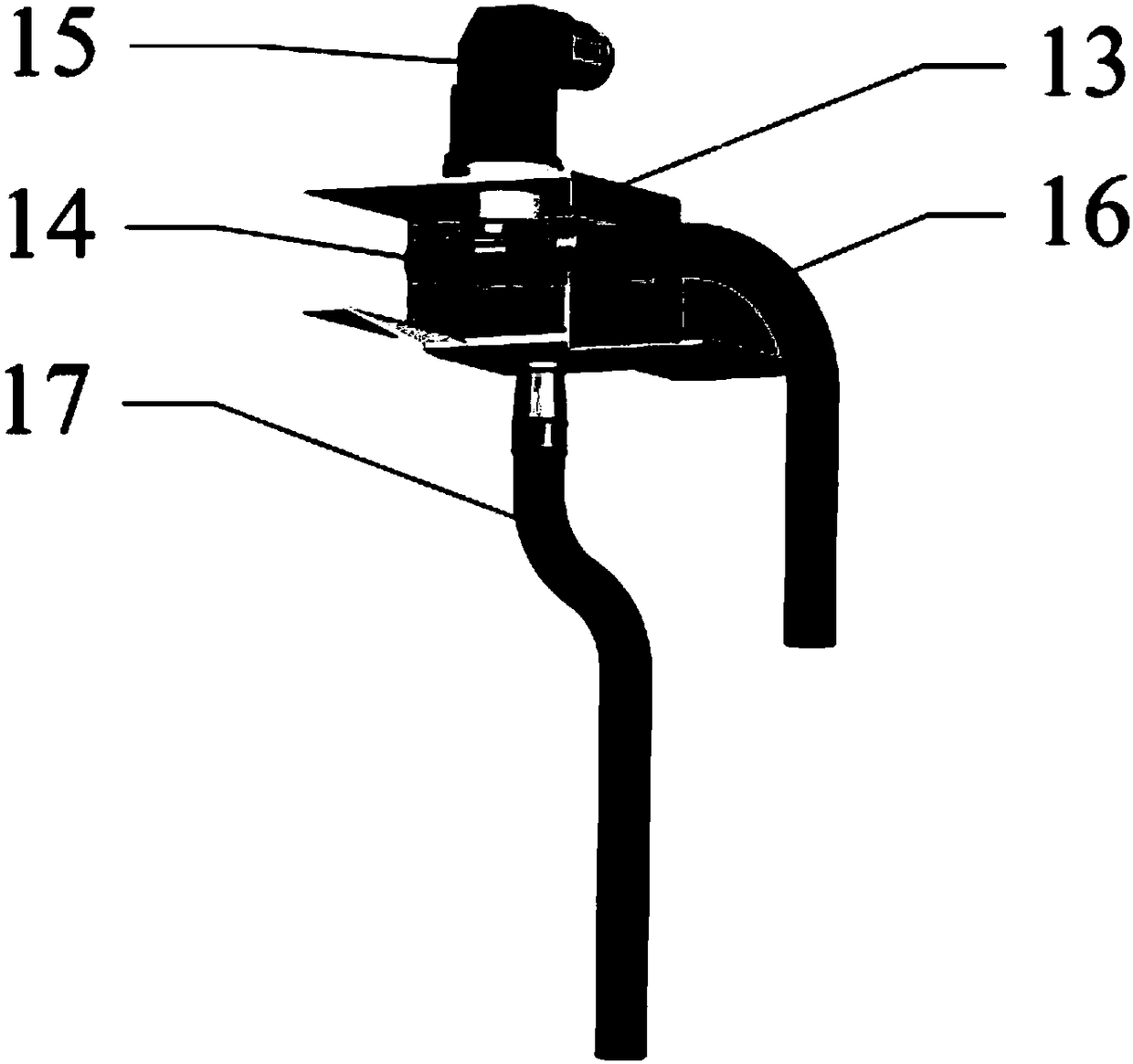 Wall-climbing type shot blasting robot