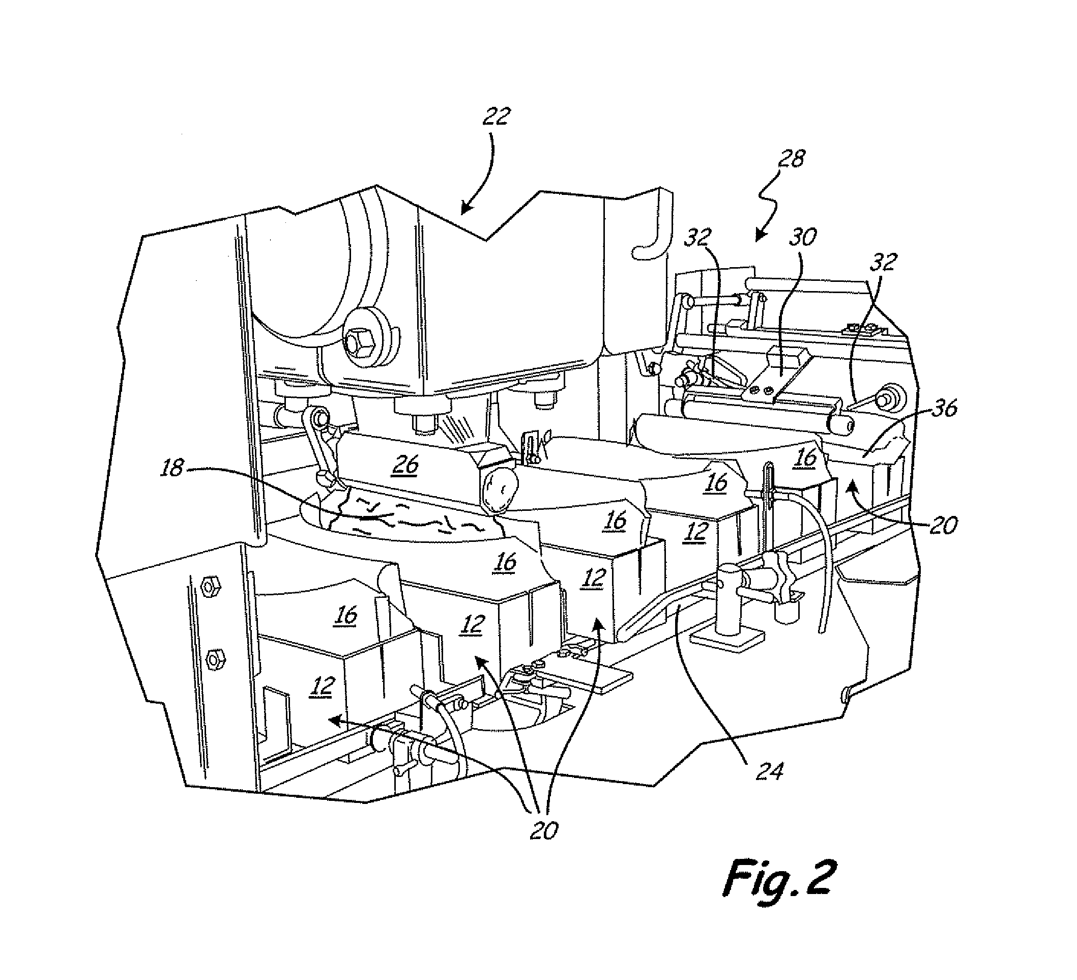 Methods for sealing overlapped flexible packaging material using an electrical impulse through a conductive element